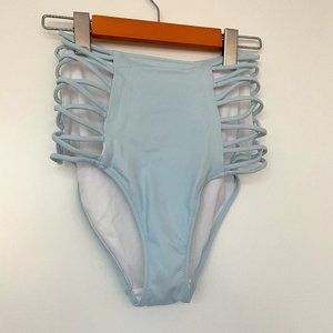 Victoria Secret Pink Light Blue Bikini Bottoms